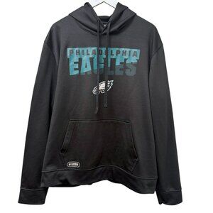 Philadelphia Eagles NFL Hoodie XXL Phillies Football Black Performance Pullover
